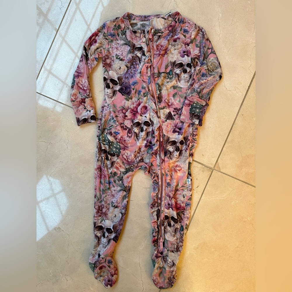 Posh Peanut Halloween Holiday Skull Pajama